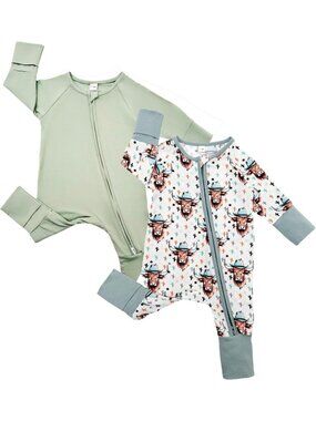 Cozy Bamboo Rayon Baby Romper | Unisex Newborn Footie Outfit for Infants